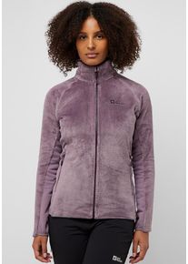 Jack Wolfskin Damen Fleecejacke "ROTWAND FZ W", lila, Gr. L, Obermaterial: 100% Polyester; Kontrast: 95% Polyester, 5% Elastan; Futter: 100%
