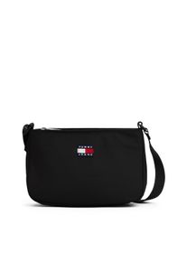 Tommy Jeans Damen Schultertasche "TJW DAILY SHOULDER BAG", schwarz, Textil, unifarben, Taschen, Damen Umhängetasche, Freizeittasche mit