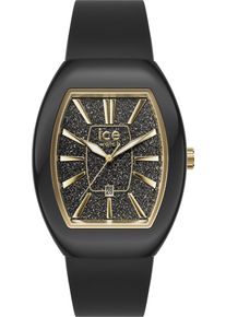 Ice Watch ICE-WATCH Damen Quarzuhr "ICE boliday - Dome - Small - 3D + Date", schwarz, Armbanduhren, Armbanduhr, Damenuhr, analog, Silikonarmband, Datum