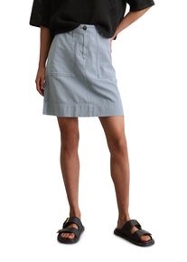 Marc O'Polo MARC O'POLO Damen Webrock "aus Baumwolle-Leinen-Mix"nordic sea, casual, Gr. 32, unifarben, Obermaterial: 88% Baumwolle, 12% Leinen; Futter: 100%