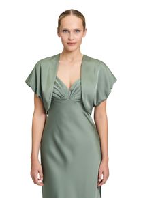 Vera Mont Damen Bolerojacke "Vera Mont Bolero-Jacke kurzarm"real sage, elegant, Gr. 32, Satin, Obermaterial: 100% Polyester. Futter: 100% Polyester.,