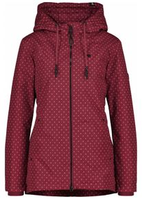 alife and kickin ALIFE & KICKIN Damen Winterjacke "Damen LilouAK B", rot, Gr. M, 100% Polyester, Jacken, Warm gefütterte Jacke mit flauschigen Teddyfell Innenfutter