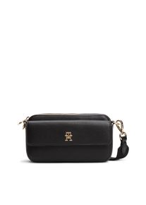 Tommy Hilfiger Damen Umhängetasche "TH DISTINCT CAMERA BAG", schwarz, Lederimitat, unifarben, Taschen, Damen Schultertasche, Minibag mit zusätzlichem