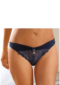 Lascana Damen Stringtanga "Nina", Gr. 44, bunt, Obermaterial: 80% Polyamid, 20% Elasthan, Unterhosen, in raffinierter Schnittform