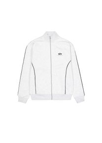 Herren Umstandsjacke "Alpha Industries Men - Sweatshirts Track Suit SL Jacket"pastel grau melange, Gr. XXXL, Alpha Industries, Obermaterial: 80%