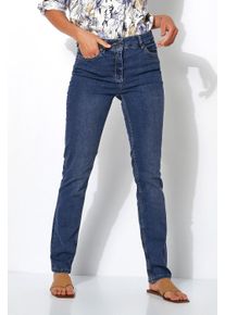 Toni Damen Straight-Jeans "BE LOVED", blau, casual, Gr. 34, unifarben, Denim/Jeans, Obermaterial: 89% Baumwolle, 8% Polyester, 3% Elasthan, Jeans