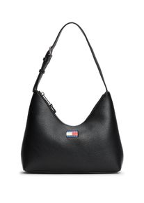 Tommy Jeans Damen Schultertasche "TJW MUST SHOULDER BAG", schwarz, Lederimitat, unifarben, Taschen, Damen Umhängetasche, Abendtasche mit