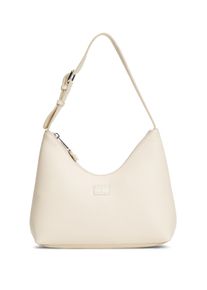 Tommy Jeans Damen Schultertasche "TJW MUST SHOULDER BAG", beige, Lederimitat, unifarben, Taschen, Damen Umhängetasche, Abendtasche mit Logo-Schriftzug