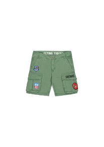 Herren Shorts "Alpha Industries Men - Shorts Flying Tigers Shorts", grün, Gr. 28, Alpha Industries, Obermaterial: 100% Baumwolle, Hosen