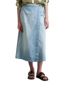 Marc O'Polo MARC O'POLO Damen Jeansrock "aus TENCEL Lyocell-Mix"faded light blau, Gr. M, unifarben, Obermaterial: 76% Lyocell, 24% Baumwolle, Röcke