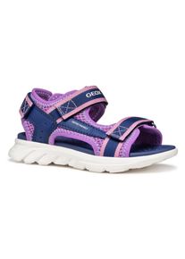Geox Kinder Sandale "J SANDAL AIRADYUM GI", Gr. 24, blau, Textil, Synthetik, sportlich, Schuhe, Trekking Sandale, Klettschuh mit wasserfreundlicher