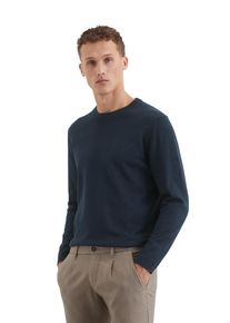Marc O'Polo MARC O'POLO Herren Rundhalspullover "aus reiner Bio-Baumwolle", blau, casual, Gr. XXL, unifarben, Obermaterial: 100% Baumwolle, Pullover