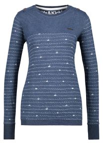 alife and kickin ALIFE & KICKIN Damen Langarmshirt "Damen LeonieAK B", blau, Gr. L, 65% Baumwolle 35% Polyester, Shirts