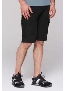CAMP DAVID Herren Shorts, schwarz, casual, Gr. XXXL, bestickt, Material: 100% Baumwolle, Hosen, aus Baumwolle