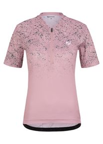 Ziener Damen Radtrikot "NALADIA-Z"malve rose, Gr. 34, Obermaterial: 100% Polyester; Obermaterial 2: 90% Polyester, 10% Elasthan, Trikots