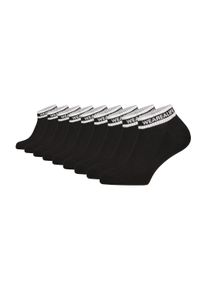 alife and kickin ALIFE & KICKIN Damen Sneakersocken "Damen 9 PACK - BayaAK", Gr. 43, schwarz, 75% Baumwolle 20% Polyester 3% Polyamid 2% Elastan, Socken, kurze