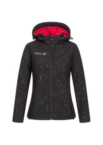 DEPROC Active Damen Softshelljacke "ISLAY PEAK WOMEN", schwarz, sportlich, Gr. 54, 96% Polyester; 4% Elasthan, Jacken, auch in Großen Größen