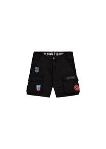 Herren Shorts "Alpha Industries Men - Shorts Flying Tigers Shorts", schwarz, Gr. 31, Alpha Industries, Obermaterial: 100% Baumwolle, Hosen