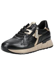 Gabor COMFORT Damen Sneaker "Gabor Comfort Sneaker Leder", Gr. 38, schwarz, Leder, casual, Schuhe