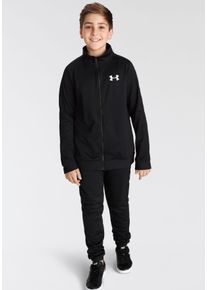 Under Armour Kinder Trainingsanzug "RIVAL", schwarz-weiß, sportlich, Gr. S, Obermaterial: 100% Polyester, Sportanzüge, Für Kinder - Material innen