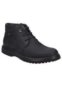 Josef Seibel Herren Schnürboots "Erroll 52", Gr. 42, schwarz, Leder, casual, Schuhe, Freizeitschuh, Komfortschuh mit TEX-Membrane