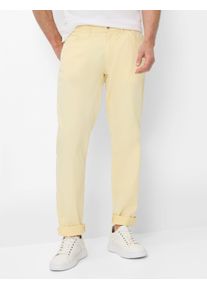 Brax Herren 5-Pocket-Hose "Style CADIZ", gelb, Gr. 33, 78% Baumwolle, 19% Lyocell, 3% Elasthan, Hosen