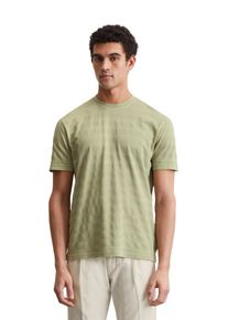 Marc O'Polo MARC O'POLO Herren T-Shirt "mit Streifen-Struktur"summer sage, Basic, Gr. L, gestreift, Obermaterial: 100% Baumwolle, Shirts