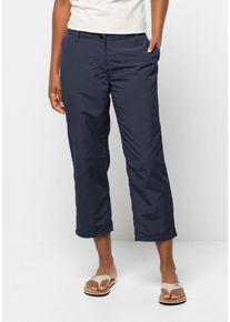 Jack Wolfskin Damen Outdoorhose "KALAHARI 7/8 PANTS W", blau, Gr. 44, OBERSTOFF: 100% POLYAMID; Futter: 65% POLYESTER, 35% BAUMWOLLE, Hosen