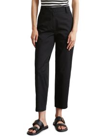 Marc O'Polo MARC O'POLO Damen Chinohose "aus Organic Cotton Stretch", schwarz, elegant, Gr. 40, unifarben, Obermaterial: 96% Baumwolle, 4% Elasthan, Hosen
