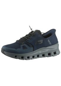 Skechers Herren Slip-On Sneaker "GLIDE-STEP PRO", Gr. 48,5, blau, Textil, sportlich, Schuhe, Laufschuh, Trainingsschuh mit flexibler