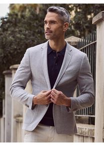 Lerros Herren Jerseysakko "Lerros Jersey Blazer", grau, Gr. 58, 59% Baumwolle, 41% Polyester, Sakkos