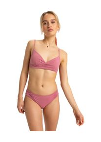 Roxy Damen Bikini-Hose "BEACH CLASHORT SLEEVEICS HIPSTER", rosa, sportlich, Gr. S, Obermaterial: 85% Polyester, 15% Elasthan, Badehosen