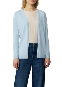 s.Oliver Damen Strickjackepastell blau, casual, Gr. 34, Feinstrick, Obermaterial: 50% Baumwolle, 50% Viskose, Strickjacken, Feinstrick ohne Verschluss