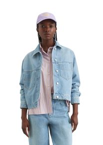 Marc O'Polo Damen Jeansjacke "aus Rigid-Denim", blau, casual, Gr. XL, MARC O'POLO DENIM, unifarben, Obermaterial: 100% Baumwolle; Füllung: 100% Nicht verfügbar;