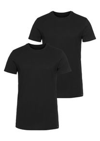 Lee Herren T-Shirt, schwarz, Basic, Gr. XXXL, Obermaterial: 100% Baumwolle, Shirts, in schmaler Passform