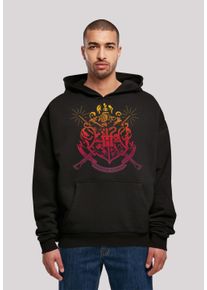 F4NT4STIC Herren Kapuzenpullover "Harry Potter Hogwarts School list", schwarz, casual, Gr. M, Obermaterial: 100% Baumwolle, Pullover, Print