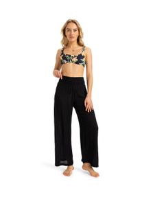 Roxy Damen Strandhose "ALONG THE BEACH", grau, sportlich, Gr. XL, Obermaterial: 100% Viskose, Hosen