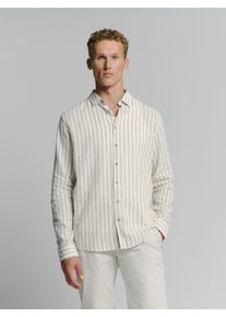 NO EXCESS Herren Langarmhemd "NO EXCESS Leinenhemd", beige, casual, Gr. XXL, 55% Leinen, 45% Baumwolle, Hemden