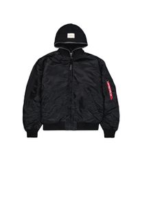 Herren Bomberjacke "Alpha Industries Men - Bomber Jackets MA-1 D-Tec Studio LW", schwarz, Gr. M, Alpha Industries, Obermaterial: 100% Nylon, Futter: