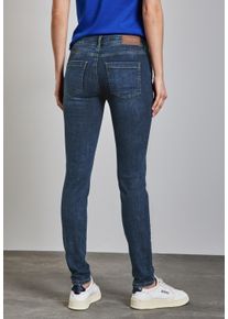 Street One Damen Slim-fit-Jeansdunkelblau wash, casual, Gr. 34, unifarben, Jeans, 78% Baumwolle, 21% Polyester, 1% Elasthan, Jeans, 4-Pocket Style