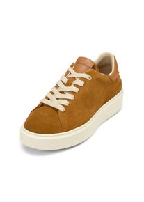 Marc O'Polo MARC O'POLO Damen Sneaker "aus softem Veloursleder", Gr. 37, braun, Obermaterial: 100% Leder (Rind), unifarben, Schuhe