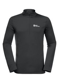 Jack Wolfskin Herren Stehkragenpullover "SKY THERMAL HZ M", grau, Gr. M, Hauptmaterial: 100% Polyester, Pullover