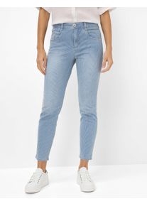 Brax Damen 5-Pocket-Jeans "Style SHAKIRA S", blau, Gr. 19, 89% Baumwolle, 8% Polyester, 3% Elasthan, Jeans