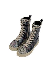 DOGO Damen Stiefelette "Gisele Schnürstiefel Boots Promise You Damen Stiefeletten", Gr. 41, schwarz, Lederimitat, Schuhe, Vegan