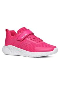Geox Kinder Sneaker "J SPRINTYE GIRL", Gr. 27, pink, Textil, Synthetik, sportlich, Schuhe, Freizeitschuh, Schlupfschuh mit Klettverschluss