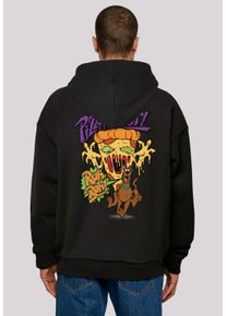 F4NT4STIC Herren Kapuzenpullover "Scooby Doo Pizza Ghost", schwarz, casual, Gr. S, Obermaterial: 100% Baumwolle, Pullover, Print