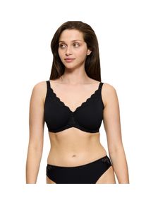 Triumph Damen Minimizer-BH "Amourette W01", Gr. 75, schwarz, Microtouch, Spitze, Obermaterial: 68% Polyamid, 32% Elasthan, unifarben, elegant, BHs,