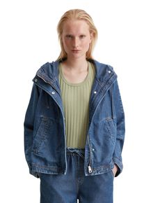 Marc O'Polo MARC O'POLO Damen Jeansjacke "aus TENCEL Lyocell-Mix"authentic mid blau, casual, Gr. L, unifarben, Obermaterial: 76% Lyocell, 24% Baumwolle, Jacken