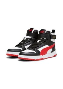 Puma Sneaker "RBD GAME JR", Gr. 38,5, rot, Leder, Synthetik, unifarben, sportlich, Schuhe
