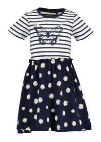Blue Seven Damen Jerseykleid "Blue Seven Sommerkleid", blau, Gr. 122, 100% Baumwolle, Kleider